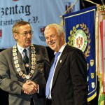 Bürgermeister Jürgen Polzehl und Präsident